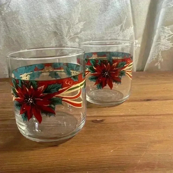 Set of  2 Vintage Libbey Holiday Glasses - Picture 2 of 4